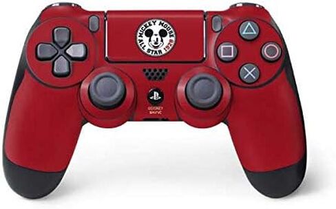 ألعاب Skinit Scenit Gaming متوفرة مع وحدة تحكم PS4 - تصميم الوجه Disney Mickey Mouse المرخص رسميًا in Saudi Arabia