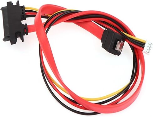 2-in-1 7pin بيانات SATA + 2.0 مم 4PIN POWER 7 + 15 PIN 22P SATA CONSING CD/DVD HD DISK DISK Cable 20/40 سم (20 سم) in Saudi Arabia