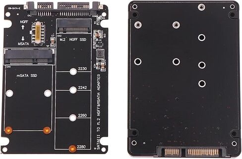 1PC SATA 60 جيجابت في الثانية إلى M2 NGFF SATA SSD MSATA SSD محول إلى SATA M.2 NGFF إلى لوحة محول القرص الصلب SATA (ب) in Saudi Arabia