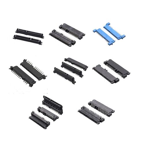 1pcs واجهة SATA SOCKET SSD SOL*/ID State Drive 7+15p 7p 22pin 90 180 Harpoon Foot Connector (R) in Saudi Arabia