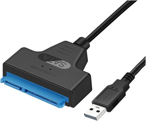 SATA إلى USB 3.0/2.0 كابل يصل إلى 6 جيجابت في الثانية لمدة 2.5 بوصة محرك الأقراص الصلبة SSD الخارجي 22 دبوس محول إلى سلك III (USB 2.0) in Saudi Arabia