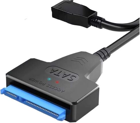 SATA إلى USB 3.0/2.0 كابل يصل إلى 6 جيجابت في الثانية لمدة 2.5 بوصة محرك الأقراص الصلبة SSD الخارجي 22 دبوس محول إلى سلك III (USB 2.0) in Saudi Arabia