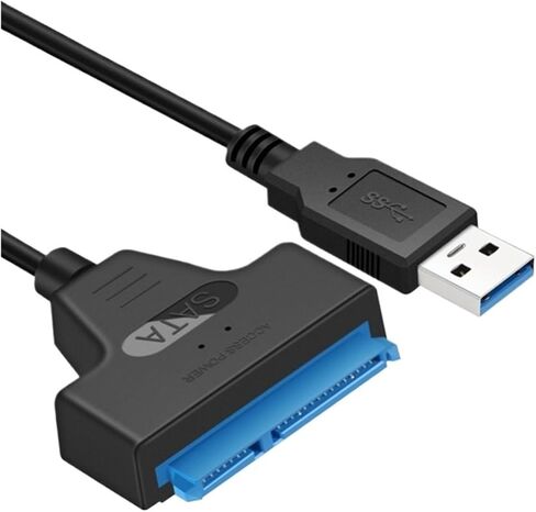 SATA إلى USB 3.0/2.0 كابل يصل إلى 6 جيجابت في الثانية لمدة 2.5 بوصة محرك الأقراص الصلبة SSD الخارجي 22 دبوس محول إلى سلك III (USB 2.0) in Saudi Arabia