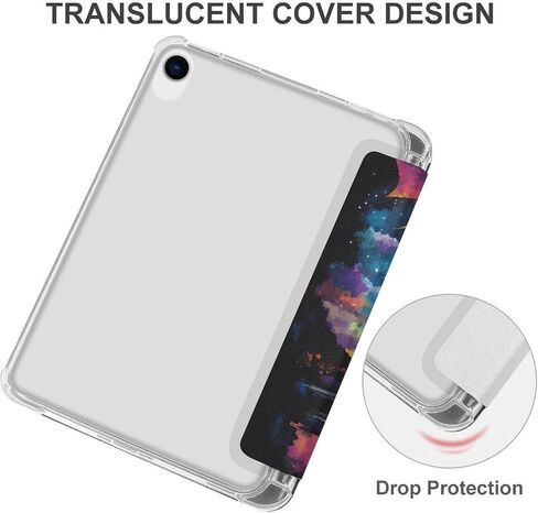 حالة Dragon Flying Fantasy City مع حامل القلم Trifold Trifold Stand متوافق مع iPad Mini 4/5/6 Mini4/5 （7.9in） in Kuwait