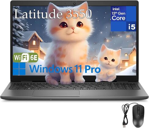 Dell Latitude 3550 Business Laptop Computer, 32GB DDR5 RAM, 1TB PCIe SSD, 13th Gen Intel 10-Core i5-1335U (Beat i7-1255U), 15.6" FHD, WiFi 6E, Bluetooth 5.3, USB4 Type-C, Windows 11 Pro(Renewed) in Saudi Arabia
