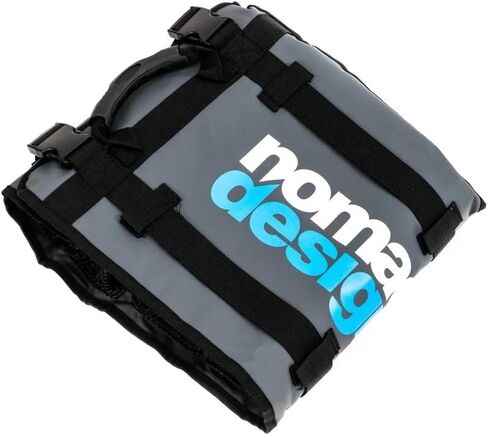 Nomad Design Lure Roll - Medium Size with 6 Pockets Respectively, Portable Waterproof Tarpaulin Fish Lure Bag - Heavy Duty PVC Window, Mesh Cleaning & Drying Tabs in Kuwait