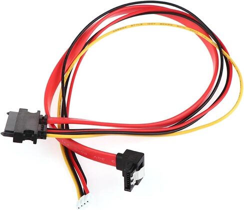 2-in-1 7pin بيانات SATA + 2.0 مم 4PIN POWER 7 + 15 PIN 22P SATA CONSING CD/DVD HD DISK DISK Cable 20/40 سم (20 سم) in Saudi Arabia
