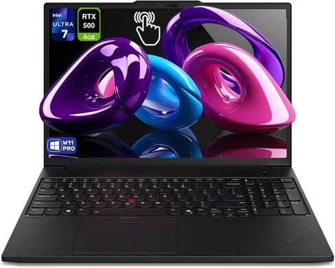 Lenovo ThinkPad P16S Gen 3 Mobile Workstation ، Intel Ultra 7-155H ، 64 GB DDR5 RAM ، 2 TB PCIe SSD ، 16 "Wuxga (1920x1200) Touchnens ، Nvidia G-Force RTX 500 ، Backlit Keyboard ، W11 Pro ، Black. in Kuwait