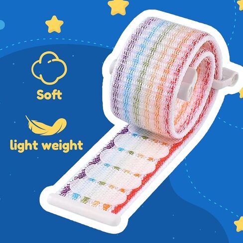 LYSANDRA 2 Pack Adjustable Nylon Watch Band, Quick Release Sport Loop Strap Compatible with BIGGERFIVE BW01 / BW02 1.8" Smart Watch in Kuwait