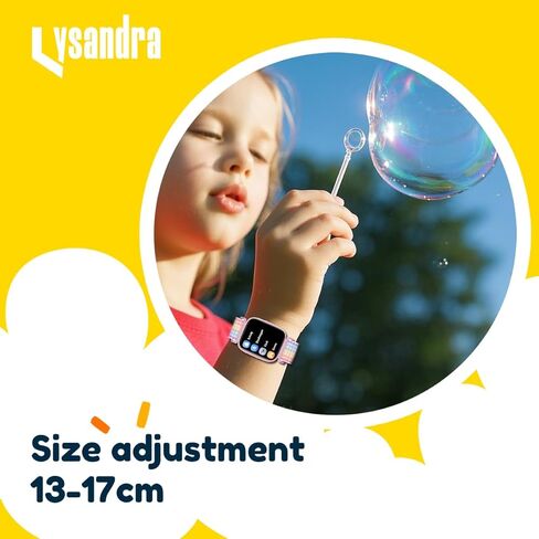 LYSANDRA 2 Pack Adjustable Nylon Watch Band, Quick Release Sport Loop Strap Compatible with BIGGERFIVE BW01 / BW02 1.8" Smart Watch in Kuwait