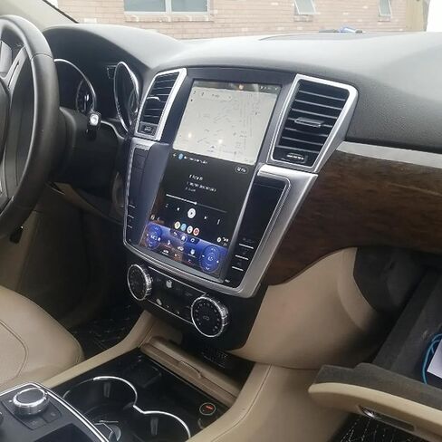 Qualcomm Android 13 Car Stereo 2 DIN GPS MAVIMANISE HEAD لـ Mercedes-Benz ML GL W164 X164 2012-2016 Tesla Radio Radio Player Multimedia Player Wireless Carplay DSP （4+64GB） in Kuwait