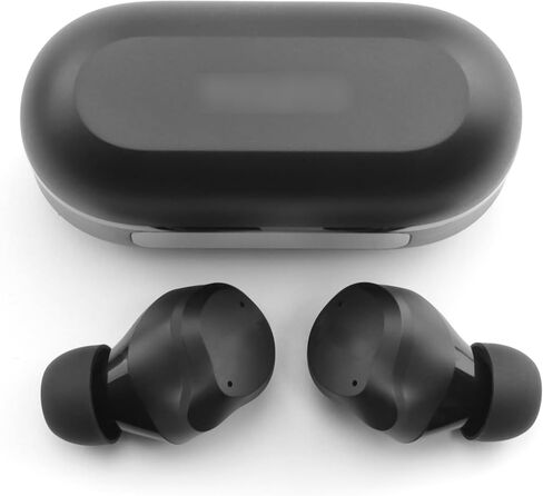 Replacement Silicone Ear Tips for TOZO NC9 Wireless Earbuds, Compatible with TOZO Hybrid Active Noise Cancelling Wireless Earbuds, 12 Pairs (S/M/L/XL, Black) in Kuwait