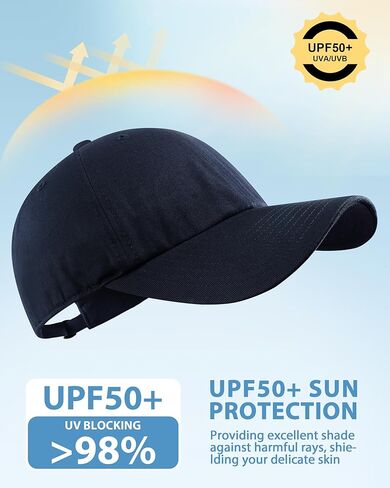 قبعة GADIEMKENSD القطنية للأب قبعة بيسبول سادة قابلة للتعديل غير مصنوعة in Kuwait