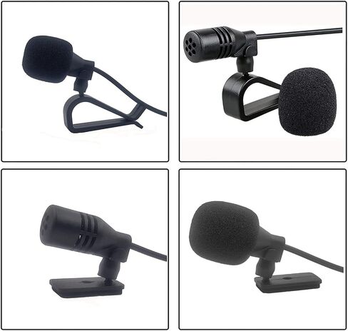 3.5mm Microphone Assembly Mic for Car Vehicle Head Unit Bluetooth Enabled Stereo Radio GPS DVD in Saudi Arabia