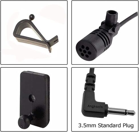 3.5mm Microphone Assembly Mic for Car Vehicle Head Unit Bluetooth Enabled Stereo Radio GPS DVD in Saudi Arabia