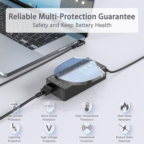 90W شاحن كمبيوتر محمول عالمي مع 16 نصيحة متوافقة مع HP Le Novo Dell Asus Acer Toshiba IBM Gateway Notebook in Kuwait