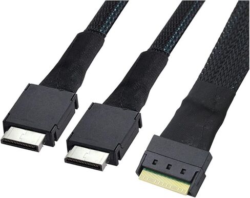 Slim S/AS SFF-8654 8I to Oculink SFF-8611 4I X 2 Server High-Speed Cord for Server PCI-Express Riser Card in Saudi Arabia