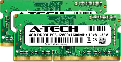 A-Tech 16GB (2x8GB) RAM لـ Dell Inspiron 23 2350 ، 5348 All-in-One | DDR3/DDR3L 1600MHz SODIMM PC3L-12800 204-PIN طقم ترقية الذاكرة غير المقلوب in Kuwait