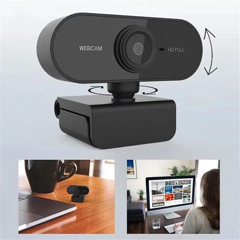 USB 2K 1080P 720P 480P FullHD Computer Camera with Wide Angled Lens for Remote Work and Online Teaching Autofocus Webcam in Saudi Arabia