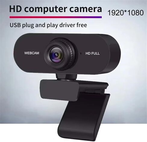 USB 2K 1080P 720P 480P FullHD Computer Camera with Wide Angled Lens for Remote Work and Online Teaching Autofocus Webcam in Saudi Arabia