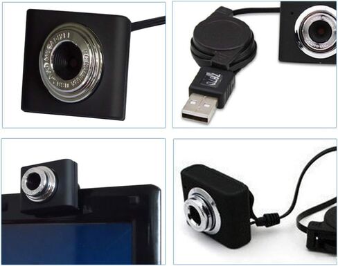 USB Webcam Manual for Focus Built-in Microphone Drive-Free Computer Web Camera Home Portable Laptop Desktop C USB Camera for Pc in Saudi Arabia