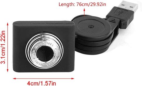 USB Webcam Manual for Focus Built-in Microphone Drive-Free Computer Web Camera Home Portable Laptop Desktop C USB Camera for Pc in Saudi Arabia