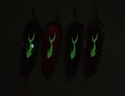 Kokanee Salmon Dodger Blanks & Teardrop Fishing Fishing - Multicolor ، Gold ، Silver ، Hot Pink Stuble - Feather Steel/Chrome Plated - Trolling Trolling Action for Salmon & Trout - 4 Pack in Saudi Arabia