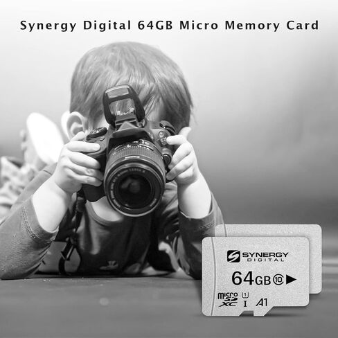 Synergy Digital 64GB Micro SDXC Secure UHS -I بطاقات الذاكرة ، متوافقة مع هاتف Samsung SM -G930us الخلوي - الفئة 10 ، U1 ، 100 ميجابايت/ثانية ، 300 سلسلة - حزمة 10 in Saudi Arabia