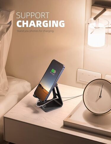 Lamicall Laptop Stand for Desk with 360 Rotating Base + Adjustable Cell Phone Stand in Saudi Arabia