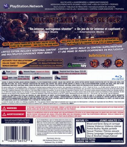 BulletStorm Limited Edition in Saudi Arabia