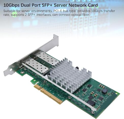 بطاقة شبكة ZOPSC 10GBPS SFP ، محول PCI Express X8 Ethernet مع 82599 مجموعة شرائح ومنفذ SFP ، لبيئات الخادم تدعم VMware in Saudi Arabia