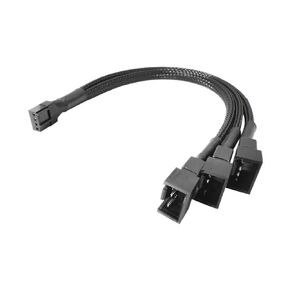 4 Pin Y Splitter Cable 4 Pin PWM Female to 3/4 Pin Motherboard CPU Fan PC Case Fan Extension Adapter Cable Fan Cooling Accessory(1 to 4) in Kuwait