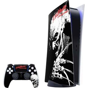 Skinit Decal Gaming Skin Compatible with PS5 Bundle - Officially Licensed Nightmare on Elm Street Dont Fall Asleep Design in Kuwait