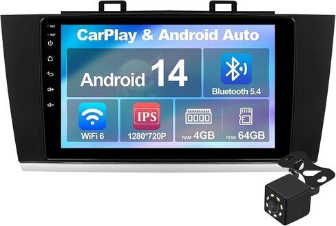 2+32g 9 بوصة Android 13 Stereo لسيارة Subaru Outback Legacy 2015-2018 IPS شاشة اللمسات شاشة الشاشة مع Carplay و Android دعم Auto Camera GPS FM Navi BT SWC in Kuwait