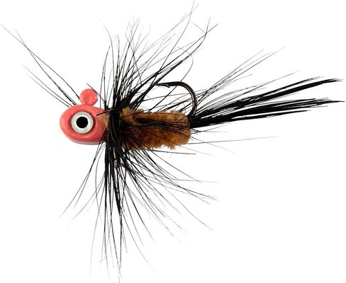 صيد الأسماك في Northland Tungsten Flat Fly Fly Jig ، REAL FEATHER ، JIG FINCHIFISH FING FOR CRAPPIE ، Bluegill ، وجثم ، أحجام وألوان متنوعة in Kuwait