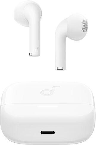Soundcore K20i by Anker, Semi-in-Ear Earbuds, Bluetooth Wireless, 36H Playtime, Fast Charge, Clear Sound, Comfortable Fit, ENC 2-Mic Clear Calls, Custom EQ, IPX5, Bluetooth 5.3, App Control (Renewed) in Saudi Arabia