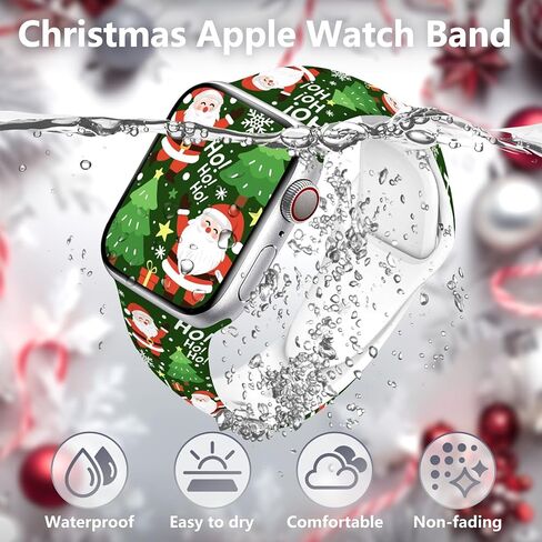 عطلات Watch Band for Women Men (متوافقة مع Apple Watch 40mm-49mm) (حزام بديل لـ Iwatch Series Ultra SE 10 9 8 7 6 5 4 3) in Kuwait