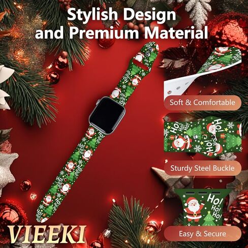 عطلات Watch Band for Women Men (متوافقة مع Apple Watch 40mm-49mm) (حزام بديل لـ Iwatch Series Ultra SE 10 9 8 7 6 5 4 3) in Kuwait