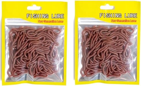 1pc 3.2in الصيد ناعم إغراء تراوت دودة الأرض الطعم Lifelelik in Saudi Arabia