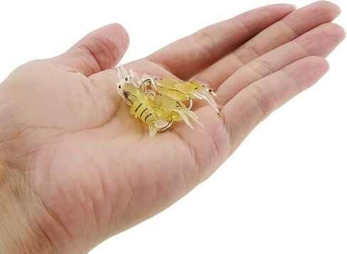 15pcs Shrimp Bait Hooks, Soft Fishing Lure Soft Bait, Soft Prawn Fishing Lures in Saudi Arabia