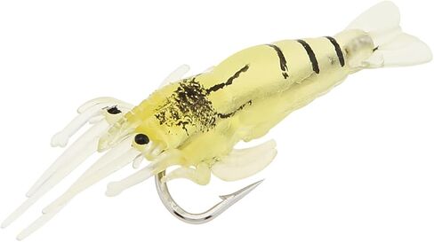 15pcs Shrimp Bait Hooks, Soft Fishing Lure Soft Bait, Soft Prawn Fishing Lures in Saudi Arabia