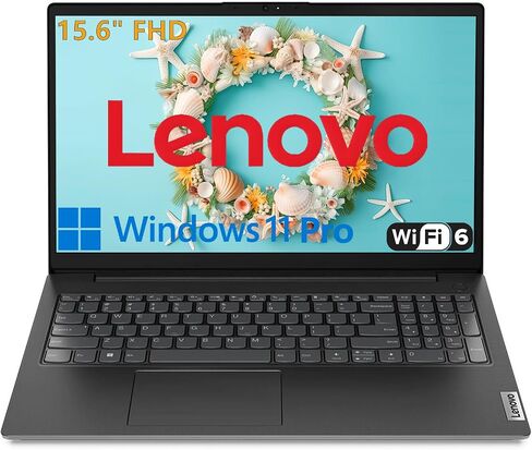 Lenovo 15.6 "كمبيوتر الكمبيوتر المحمول لطالب الأعمال المنزلية ، معالج Intel Dual-Core ، 32 جيجا بايت DDR4 RAM ، 1 تيرابايت PCIE SSD ، عرض FHD ، WiFi 6 ، Bluetooth 5.2 ، HDMI ، لوحة المفاتيح الرقمية ، Windows 11 Pro (متجدد) in Saudi Arabia