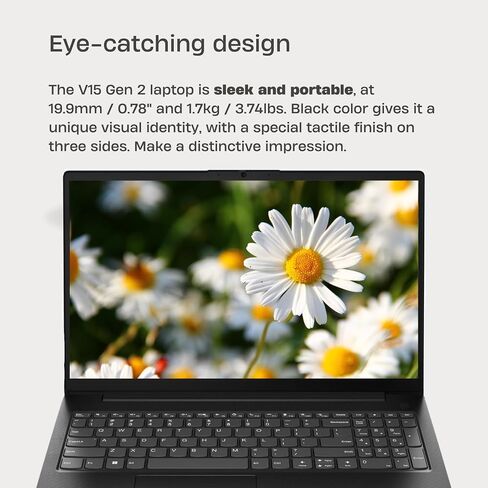 Lenovo 15.6 "كمبيوتر الكمبيوتر المحمول لطالب الأعمال المنزلية ، معالج Intel Dual-Core ، 32 جيجا بايت DDR4 RAM ، 1 تيرابايت PCIE SSD ، عرض FHD ، WiFi 6 ، Bluetooth 5.2 ، HDMI ، لوحة المفاتيح الرقمية ، Windows 11 Pro (متجدد) in Saudi Arabia