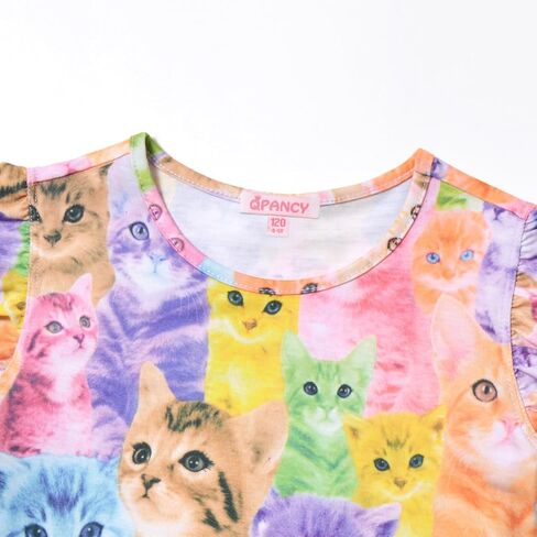 QPANCY Matching Girls & Dolls Pajamas Unicorn Pj Sets Summer Cotton Sleepwear … in Kuwait