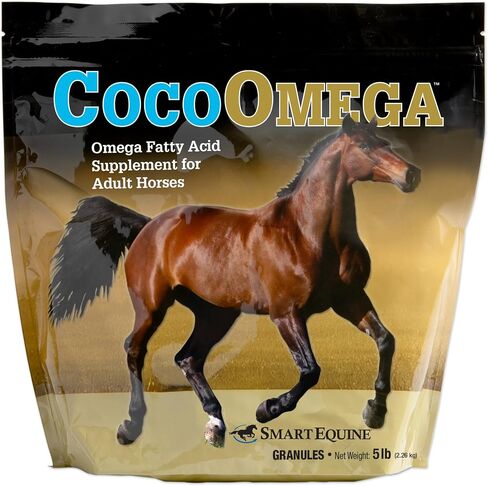 Uckele CocoOmega Granular Horse Supplement - Fatty Acid Formula for Horses - Equine Vitamin & Mineral Supplement - Non-GMO - Soy Free - 5 Pound (lb) in Saudi Arabia