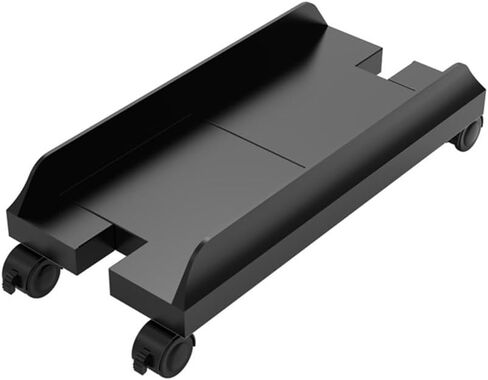 CPU Stand PC Tower Tower Desktop Rolling Rolling حامل عربة محمولة قابلة للتعديل مع حامل PC Gaming Wheels Locking عجلات (أسود) in Saudi Arabia