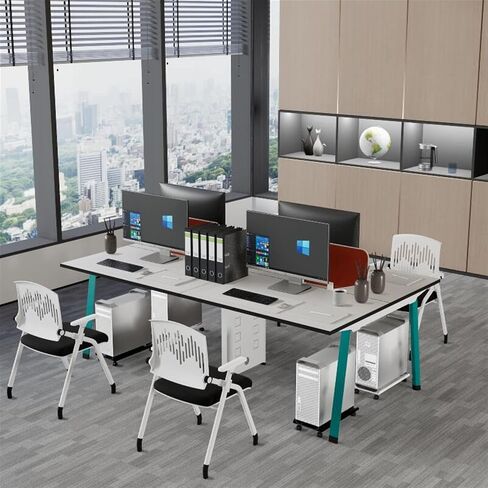 CPU Stand PC Tower Stand ، مع عجلات Rolling Caster - STANCED STAND STAND STAND PC CART CART TOWER (Blanc 440 * 220mm) in Saudi Arabia