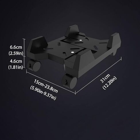 CPU Stand CPU حامل سطح المكتب Stand Stand Stand مع Pulley Floor PC STAND PC HOSTS COMPUTION TOWER (C) in Saudi Arabia