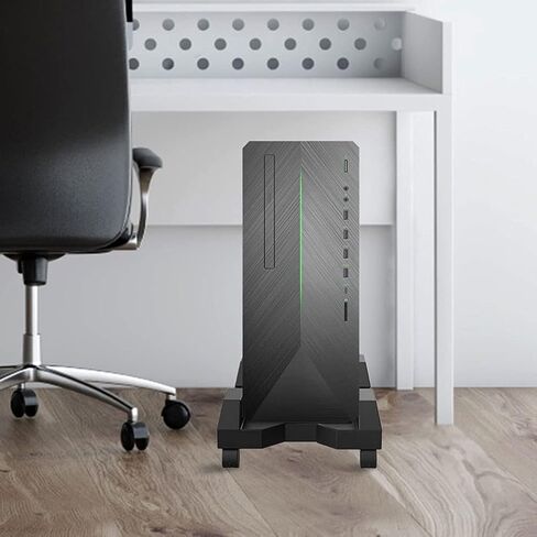 CPU Stand CPU حامل سطح المكتب Stand Stand Stand مع Pulley Floor PC STAND PC HOSTS COMPUTION TOWER (C) in Saudi Arabia