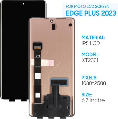 لاستبدال شاشة Motorola Moto Edge Plus 2023 ، الأصلي لـ Moto Edge+ 2023 6.67 "شاشة LCD شاشة اللمس أرقام الزجاج (ليس لـ 2022/2024) in Kuwait
